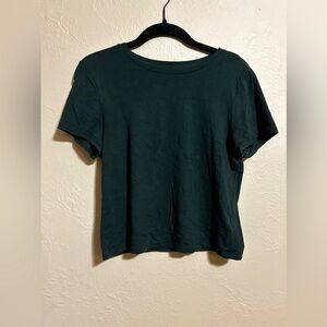 Old Navy baby tee, size L, forest green